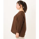 【大きいサイズ】シャーリングリップルカットソー | eur3 | 詳細画像13