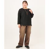 【大きいサイズ】シャーリングリップルカットソー | eur3 | 詳細画像22
