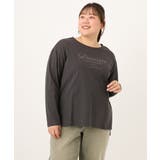 【大きいサイズ】ドロップショルダーロゴTシャツ | eur3 | 詳細画像20