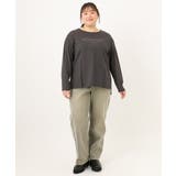 【大きいサイズ】ドロップショルダーロゴTシャツ | eur3 | 詳細画像22