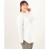 【大きいサイズ】プリント長袖Tシャツ | eur3 | 詳細画像10