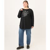 【大きいサイズ】プリント長袖Tシャツ | eur3 | 詳細画像31