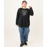 【大きいサイズ】プリント長袖Tシャツ | eur3 | 詳細画像32