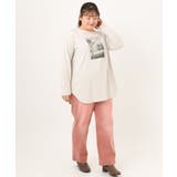 【大きいサイズ】プリント長袖Tシャツ | eur3 | 詳細画像5