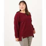 【大きいサイズ】袖リブイレヘムカットソー | eur3 | 詳細画像6