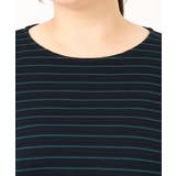 【大きいサイズ】リップルボーダーカットソー | eur3 | 詳細画像14