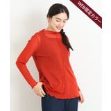 オレンジ(15)(WEB限定カラー) | 新色追加!カラバリ豊富な6色!シアーカットソー | eur3