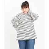 【大きいサイズ】ボーダーカットソー | eur3 | 詳細画像17 