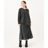 【大きいサイズ】アシメヘムジャージートップス | eur3 | 詳細画像16 