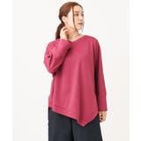 【大きいサイズ】アシメヘムジャージートップス | eur3 | 詳細画像2 