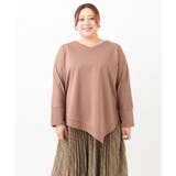 【大きいサイズ】アシメヘムジャージートップス | eur3 | 詳細画像5 