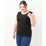 【大きいサイズ】ラメタンクトップ | eur3 | 詳細画像1 