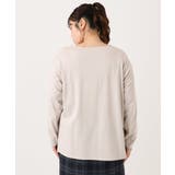 【大きいサイズ】ロゴプリント長袖Tシャツ | eur3 | 詳細画像9 