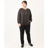 【大きいサイズ】シャンブレーストライプカットソー | eur3 | 詳細画像25 