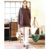 【大きいサイズ/a.v.v×eur3】ポンチ裾レーストップス | eur3 | 詳細画像18 