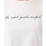 【大きいサイズ】コットンロゴ長袖Tシャツ | eur3 | 詳細画像12