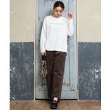【大きいサイズ】コットンロゴ長袖Tシャツ | eur3 | 詳細画像3
