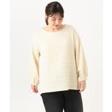 【大きいサイズ】千鳥ジャカードカットソー | eur3 | 詳細画像16