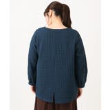 【大きいサイズ】千鳥ジャカードカットソー | eur3 | 詳細画像6