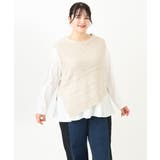 【大きいサイズ】ペプラムトップス | eur3 | 詳細画像15 