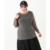 【大きいサイズ】シアーラメカットソー | eur3 | 詳細画像7 