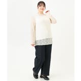 【大きいサイズ】ストレッチレーストップス | eur3 | 詳細画像12 