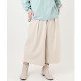 【大きいサイズ】ウール調キュロットパンツ | eur3 | 詳細画像6 