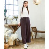 【大きいサイズ】ロイヤルヒート裏起毛ワイドパンツ | eur3 | 詳細画像11