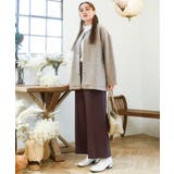 【大きいサイズ】ロイヤルヒート裏起毛ワイドパンツ | eur3 | 詳細画像12