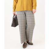 【大きいサイズ】ロイヤルヒート裏起毛ワイドパンツ | eur3 | 詳細画像20