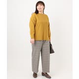 【大きいサイズ】ロイヤルヒート裏起毛ワイドパンツ | eur3 | 詳細画像23