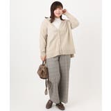 【大きいサイズ】ロイヤルヒート裏起毛ワイドパンツ | eur3 | 詳細画像26