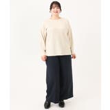 【大きいサイズ/11号サイズあり】センタープレスワイドパンツ | eur3 | 詳細画像2 