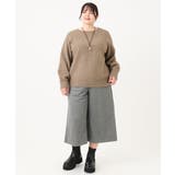 【大きいサイズ】ジャージーキュロットパンツ | eur3 | 詳細画像22 