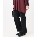 ブラック(94) | 【大きいサイズ】ストレートジャージーパンツ | eur3