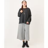 【大きいサイズ】ジャージーキュロットパンツ | eur3 | 詳細画像3 