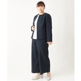 【大きいサイズ/11号サイズあり】センタープレスストレッチワイドパンツ | eur3 | 詳細画像18