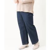 【大きいサイズ】ワイドストレートデニムパンツ | eur3 | 詳細画像2 