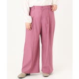 【大きいサイズ】ストレッチワイドパンツ | eur3 | 詳細画像6 