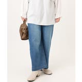 【大きいサイズ】ワイドストレートデニム | eur3 | 詳細画像2 