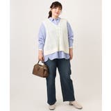 【大きいサイズ】ワイドストレートデニム | eur3 | 詳細画像21 