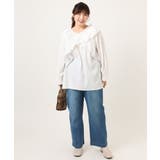 【大きいサイズ】ワイドストレートデニム | eur3 | 詳細画像4 