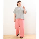 【大きいサイズ/a.v.v×eur3】ストレートワイドパンツ | eur3 | 詳細画像3