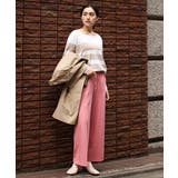 【大きいサイズ/a.v.v×eur3】ストレートワイドパンツ | eur3 | 詳細画像7