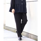 ブラック(94) | Wクロスストレッチテーパードパンツ | eur3