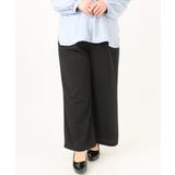 【大きいサイズ/11号サイズあり】カットジョーゼットストレートワイドパンツ | eur3 | 詳細画像5 