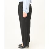 【大きいサイズ/11号サイズあり】カットジョーゼットストレートワイドパンツ | eur3 | 詳細画像7 