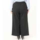 【大きいサイズ/11号サイズあり】カットジョーゼットストレートワイドパンツ | eur3 | 詳細画像8 