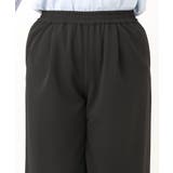 【大きいサイズ/11号サイズあり】カットジョーゼットストレートワイドパンツ | eur3 | 詳細画像9 