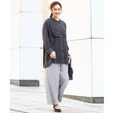 【大きいサイズ】センタープレスワイドパンツ | eur3 | 詳細画像19 